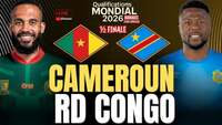 DIRECT – Barrages Mondial 2026 : Suivez le match Cameroun vs RDC en direct