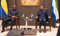 Arrivée du Couple présidentiel en République de Sierra Leone