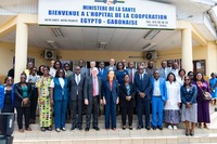 Le Ministre à l'Hôpital de la Coopération Égypto-Gabonaise