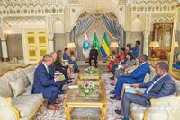 Le Chef de l'État reçoit une délégation du Département d'État des États-Unis d'Amérique