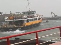 Gorée : une chaloupe a failli chavirer sous l’effet du vent et de la pluie (Vidéo)