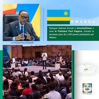 Kigali – Forum National de la Jeunesse : plus de 2 000 jeunes face au Président de la République Paul Kagame