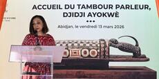Le « tambour parleur » de retour en Côte d’Ivoire, cent dix ans après avoir été pillé par les colons français