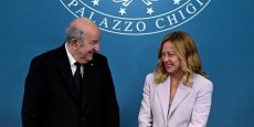 A Rome, Giorgia Meloni et Abdelmadjid Tebboune se félicitent de la qualité des relations italo-algériennes