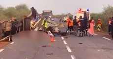 Kaolack : un motocycliste meurt dans une collision avec un camion, sa passagère blessée
