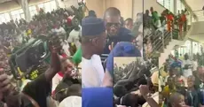 Louga : Ousmane Sonko interrompu par une grande mobilisation à Koki