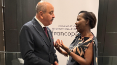 Nafti s’entretient avec la Secrétaire générale de la Francophonie
