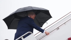 Trump décolle pour l'Egypte