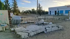 Effondrement partiel du mur d’une école à Zaafrana