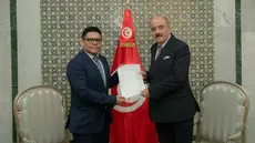Nafti reçoit le nouvel ambassadeur du Nicaragua en Tunisie