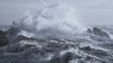 Mer fortement agitée et vagues dangereuses sur l'Atlantique et la Méditerranée à partir de mercredi (DGM)