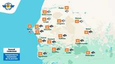 Météo : des pluies et orages attendus dans plusieurs régions du Sénégal