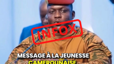 Présidentielle au Cameroun: attention à ce deepfake d’Ibrahim Traoré