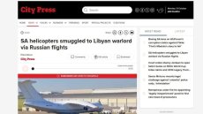 En Afrique du Sud, une livraison d’hélicoptères dans l’Est libyen fait polémique