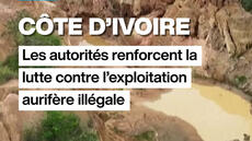 Côte d'Ivoire : la lutte contre l'orpaillage illégal s'intensifie