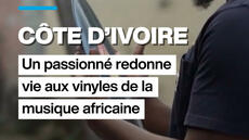 Côte d'Ivoire : un passionné fait revivre les vinyles de la musque africaine