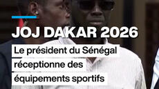 JOJ Dakar 2026 : le président du Sénégal réceptionne des équipements sportifs