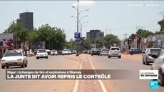 Echanges de tirs et explosions à Niamey: la junte affirme avoir repris le contrôle