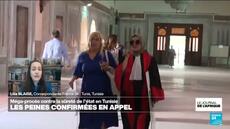 Tunisie : de lourdes peines de prison en appel dans le méga-procès pour complot
