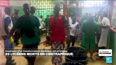 La Centrafrique pleure les 29 lycéens tués lors des épreuves du Baccalauréat