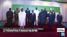 Sommet ordinaire de la Cédéao : la transition de la junte Bissau guinéenne rejetée