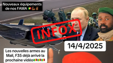 Non, l’armée malienne ne vient pas d’acquérir des chasseurs F-35 et Soukhoï-35