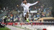 Athlétisme: la pluie douche les espoirs de chronos à Lausanne, Hodgkinson et Seville solides
