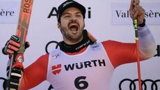 Ski: Meillard retrouve la victoire, triplé suisse à Val d'Isère