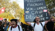 Mercosur, mort à coup sûr: la Confédération paysanne marche contre le libre-échange
