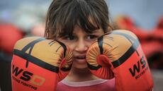 A Gaza, boxer dans le sable pour soigner le traumatisme de la guerre