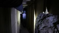 Liban: long d'une centaine de mètres, un tunnel abandonné par le Hezbollah présenté à la presse