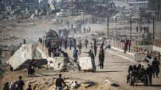 La mort dans l'âme, des Palestiniens de retour à Gaza, ville fantôme