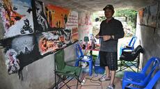 La paix au milieu du chaos: un enseignant thaïlandais transforme les bunkers en fresques