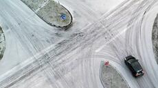 L'Ile-de-France et une partie du Massif central en vigilance neige-verglas