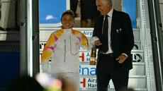 JO-2026: la flamme olympique est arrivée en Italie