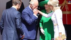 A Windsor, accueil chaleureux du roi Charles pour la visite d'Etat de Macron
