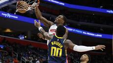 NBA: 13e succès d'affilée et record égalé pour Detroit, huit à la suite pour les Raptors