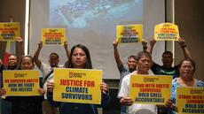 Shell poursuivi au Royaume-Uni par des survivants d'un typhon aux Philippines