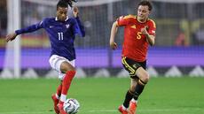 Ligue des nations: Olise offre un succès de prestige en Belgique aux jeunes Bleus de Zidane