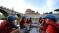 À Rome, le rafting sur le Tibre pour fuir la chaleur