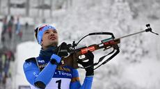 Biathlon: l'Italien Giacomel remporte la poursuite à Oberhof, les Français hors podium