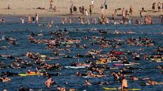 Attentat de Sydney: hommage des nageurs aux victimes