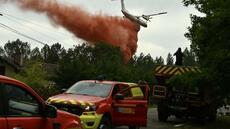 Landes : le feu ne progresse plus, mais n'est pas en voie d'être fixé