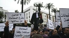 Maroc: des milliers d'avocats manifestent contre une réforme de leur profession