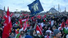 Des milliers de personnes manifestent en faveur de Gaza à Istanbul