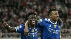 Ligue des champions: Mbappé relance le Real Madrid avec un quadruplé