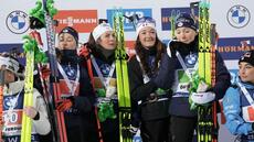 Biathlon: les Françaises brillent d'entrée dans le relais d'Ostersund