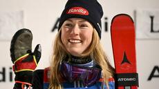 Ski: Mikaela Shiffrin en démonstration à Levi
