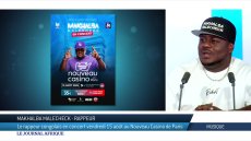 Le rappeur congolais Makhalba Malecheck en concert à Paris