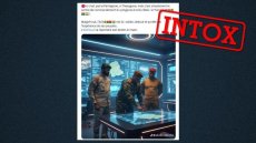 Un centre de commandement ultramoderne de l’AES ? C’est une image créée par IA